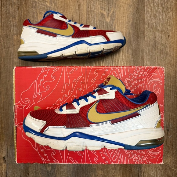 Nike Air Trainer SC 2010 Low Manny Pacquaio White Red Blue Gold